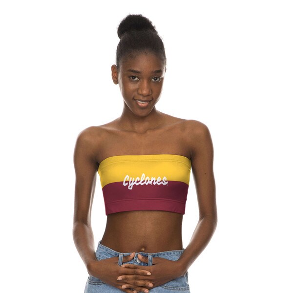ZooZatz Women's Cyclones Gold & Cardinal Bandeau (was $22.99)